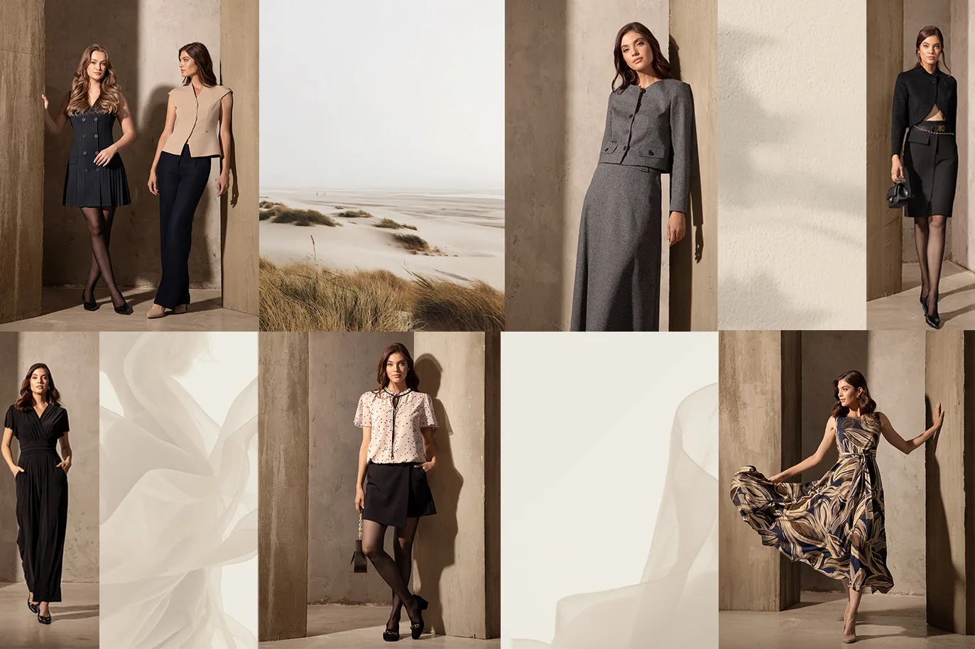 Summer to Autumn 2026 Transitional Wardrobe: Capsule Style by DiKa Transitional wardrobe from summer to autumn 2026 featuring linen, tailored vests, fine knitwear and capsule outfits by DiKa